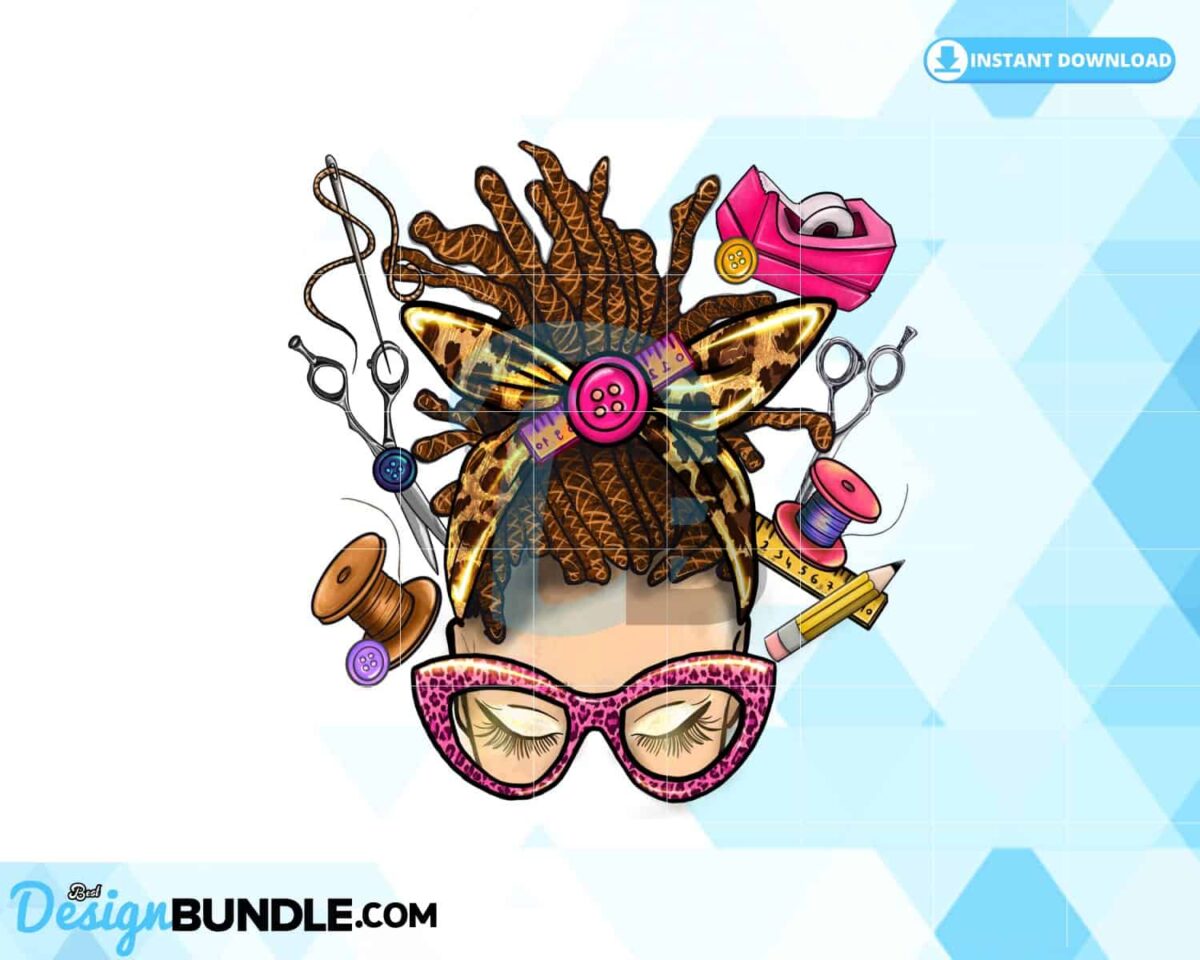 boss-mom-png-messy-bun-png-craft-life