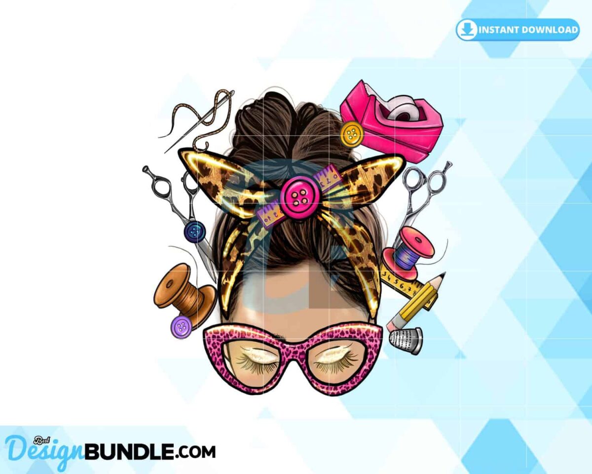 boss-mom-png-messy-bun-png-craft-life