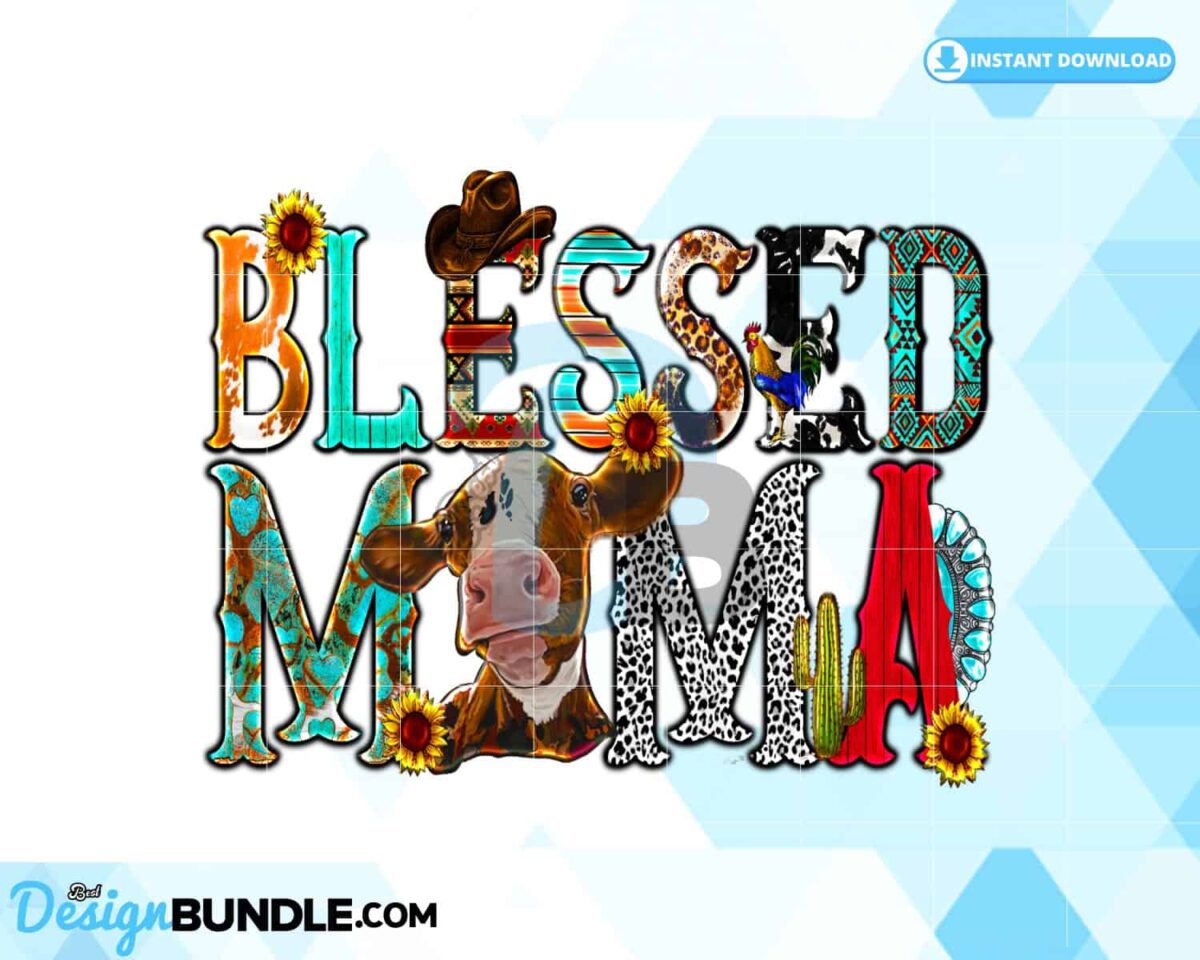 mama-sublimation-blessed-mama-cow-png