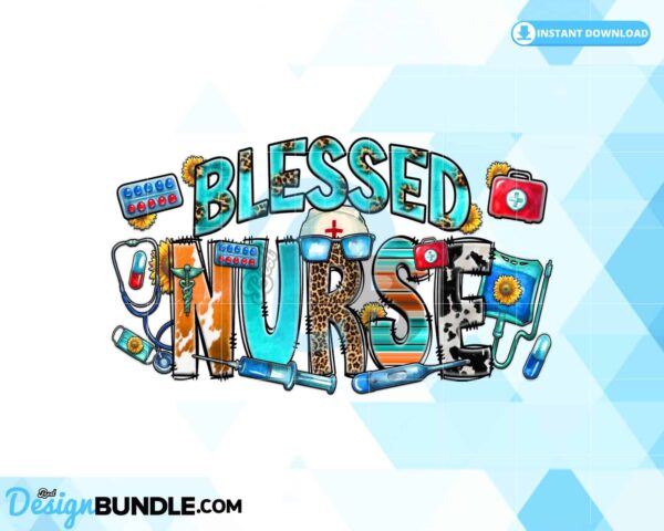 nurse-sublimation-blessed-nurse-png