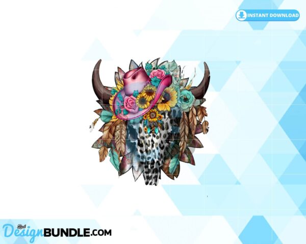 bull-skull-western-sublimation-cowboy