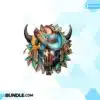 Bull Skull Sublimation bull-skull-sublimation-western-png