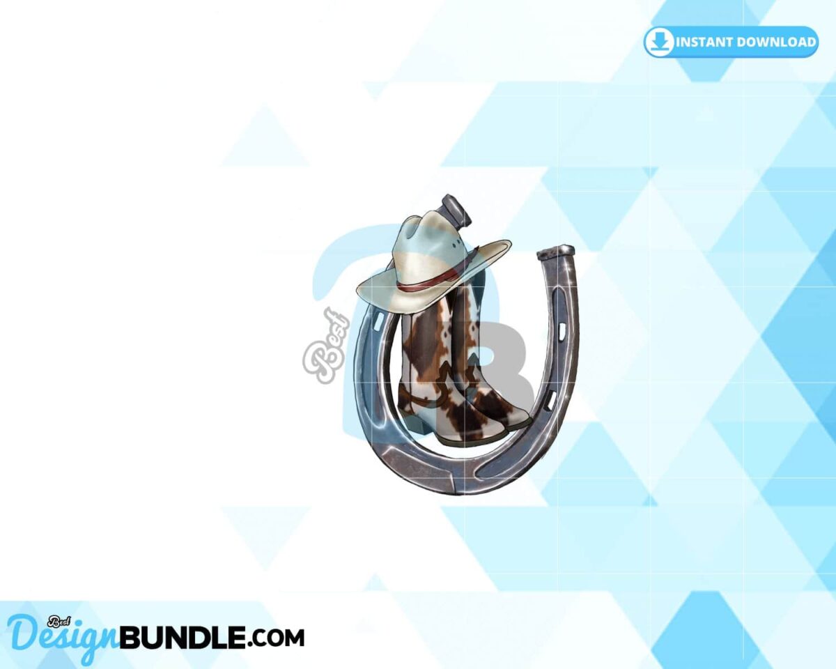 horseshoe-sublimation-western-png
