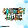 western-sublimation-country-music-png