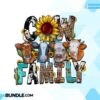 western-sublimation-cow-png-cow-family