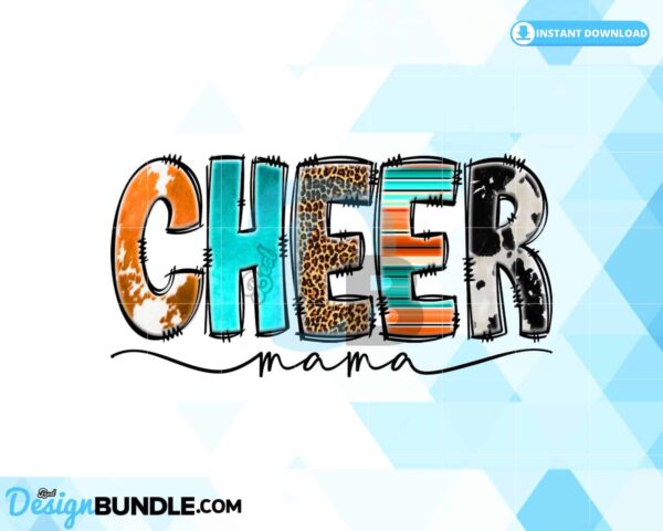 mama-sublimation-cheer-mama-western