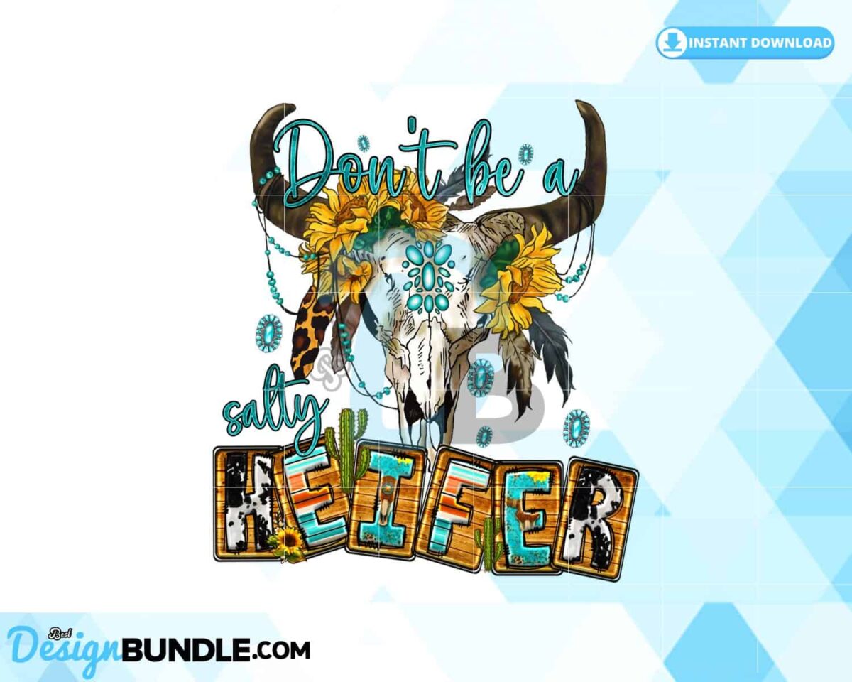 bull-skull-sublimation-western-png