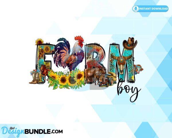 western-sublimation-farm-boy-png-farm