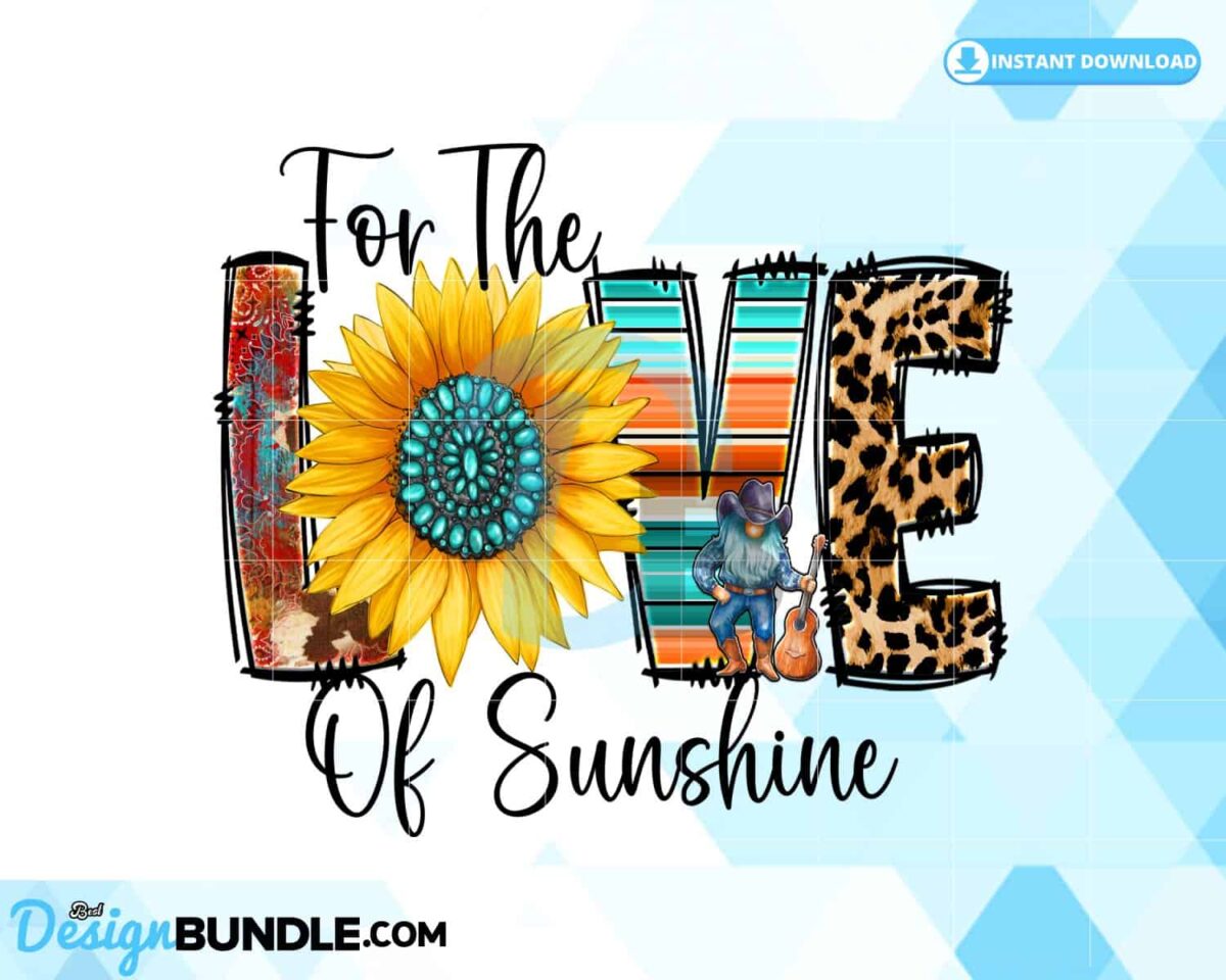 western-sublimation-sunshine-png-love