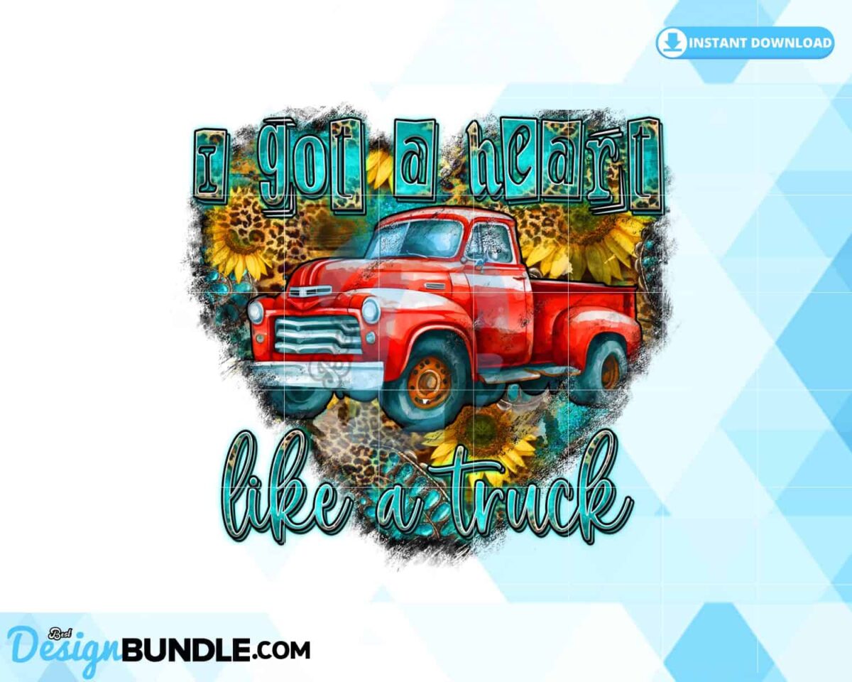 truck-sublimation-western-truck-png