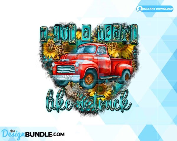 truck-sublimation-western-truck-png