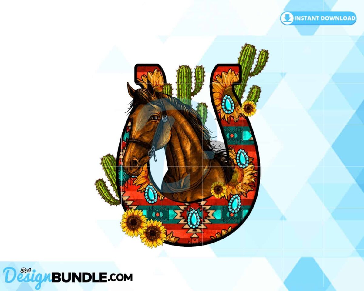 horse-sublimation-western-png-horse