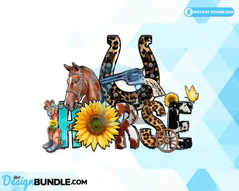 horse-sublimation-western-png-horse