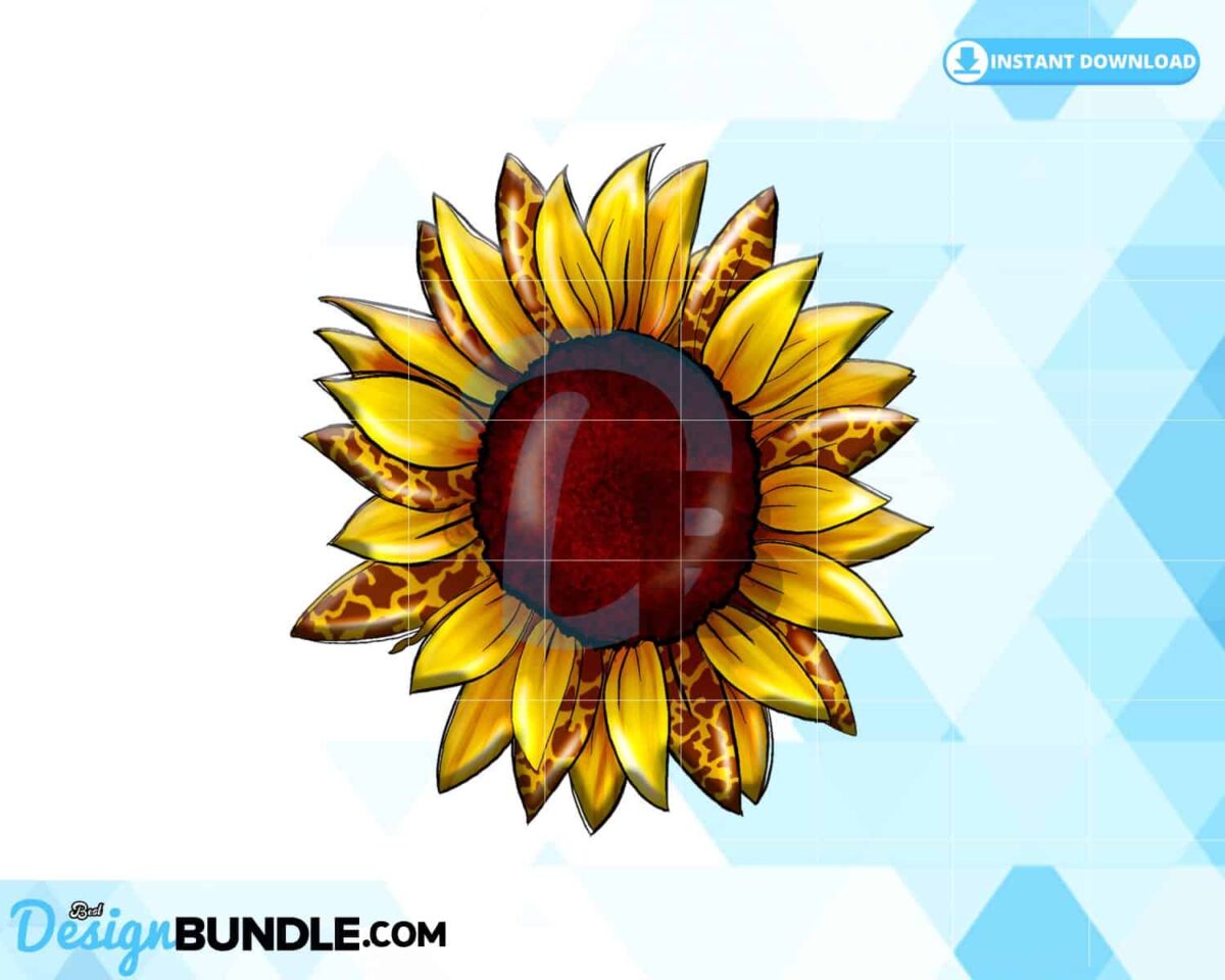 sunflower-sublimation-western-png