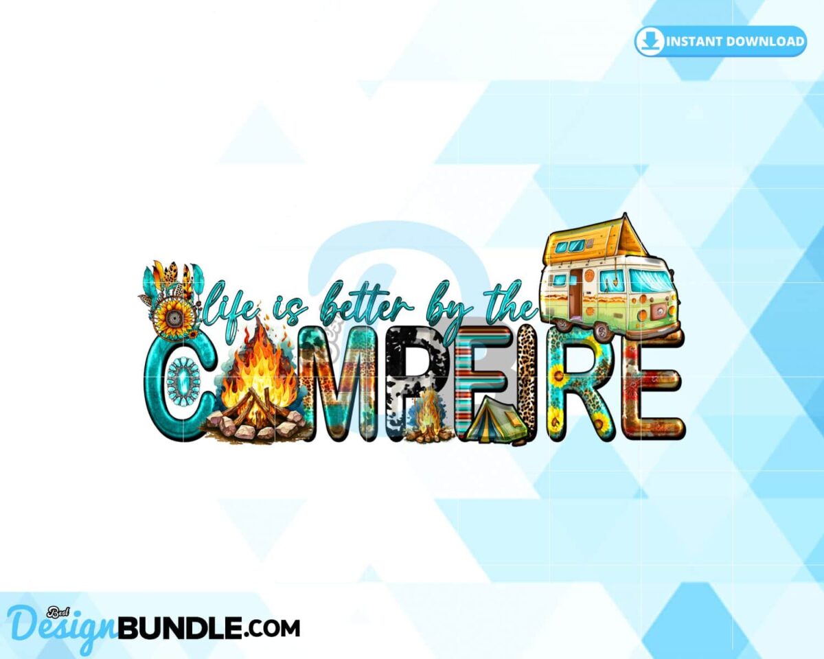 camp-sublimation-campfire-western-png