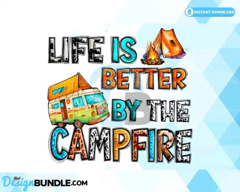 campfire-sublimation-camp-png-western
