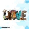 love-sublimation-cow-png-western-png