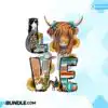 Cow Sublimation cow-sublimation-love-png-western-png