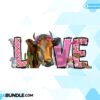 love-sublimation-love-cow-western-cow