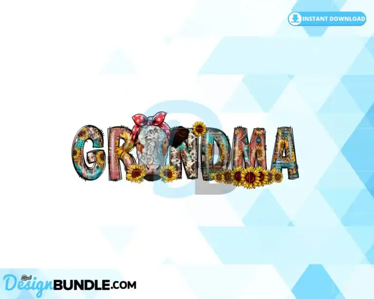 grandma-sublimation-mama-png-cow-png