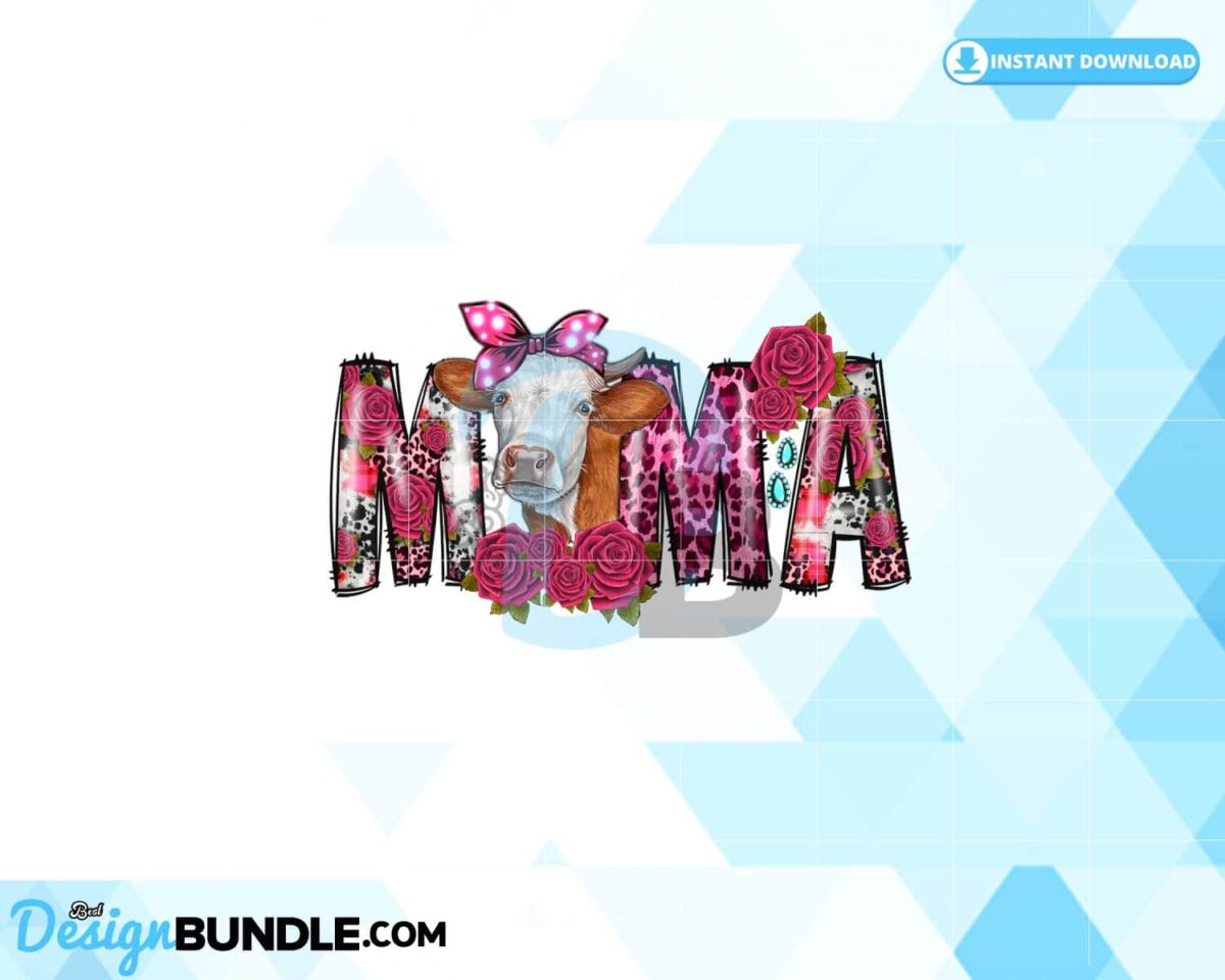 western-cow-mama-png-mom-png-cow-mom