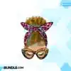 messy-bun-sublimation-messy-bun-clipart