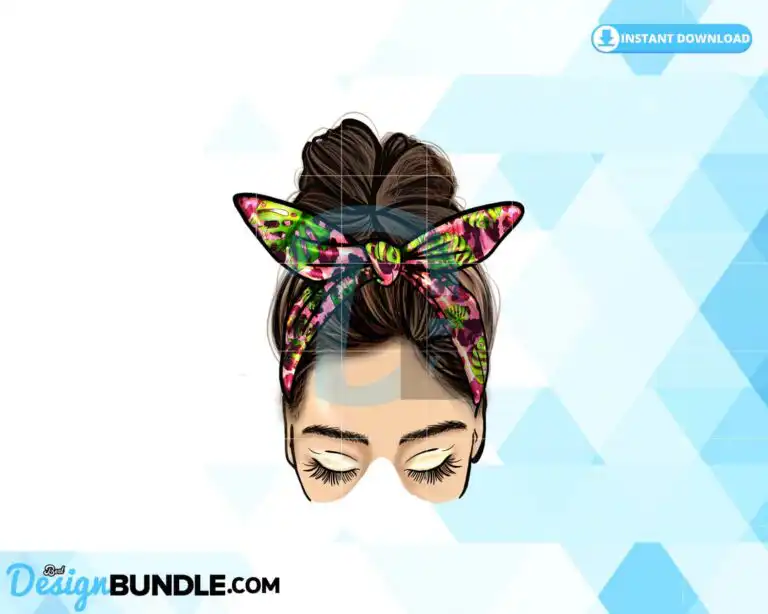 messy-bun-clipart-messy-bun-woman-png