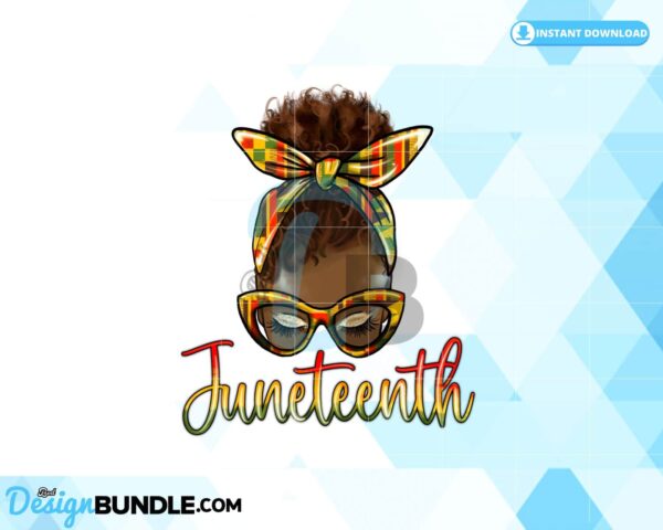 juneteenth-sublimation-afro-messy-bun