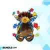 Autism Awareness Png autism-awareness-png-afro-messy-bun-png