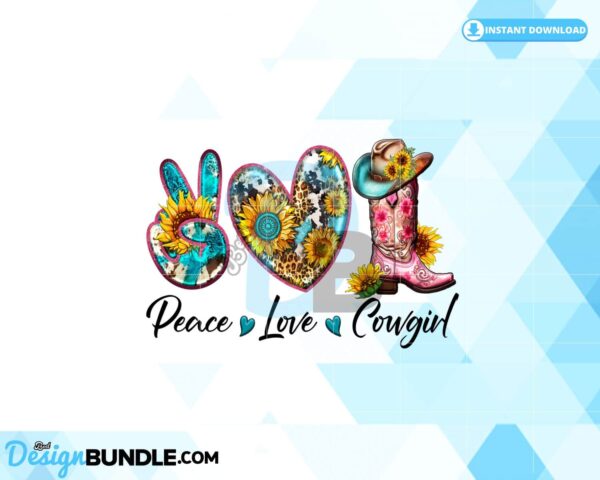 peace-love-png-cowgirl-sublimation-png