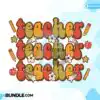 Teacher Sublimation teacher-sublimation-retro-groovy-png