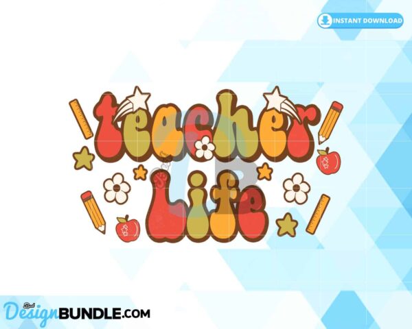 teacher-life-sublimation-retro-groovy