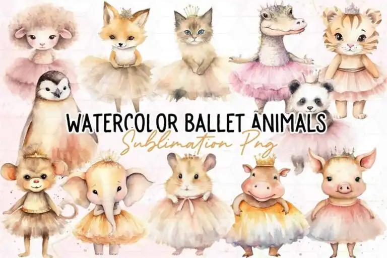 watercolor-ballet-animals-clipart-png
