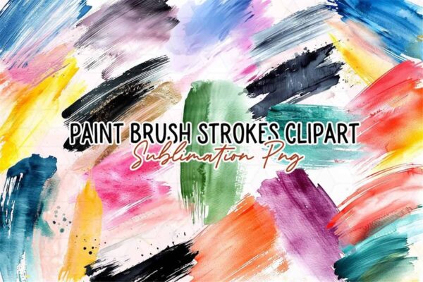 paint-brush-strokes-background-clipart