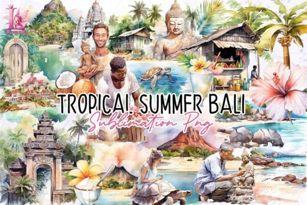 tropical-summer-bali-clipart-png