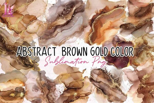 abstract-brown-gold-color-clipart-png
