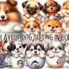 playful-dog-sitting-in-cup-clipart-png
