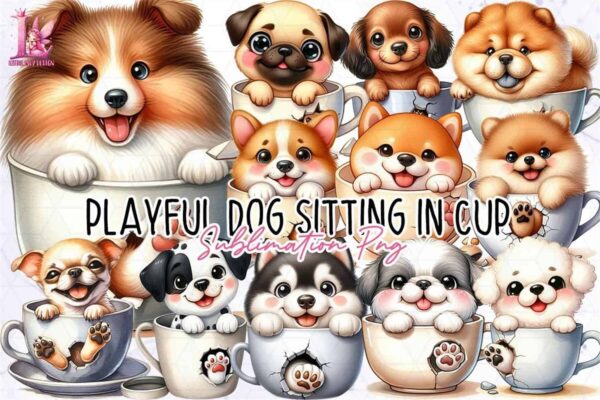 playful-dog-sitting-in-cup-clipart-png
