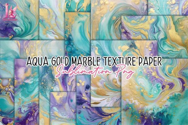aqua-gold-marble-texture-paper