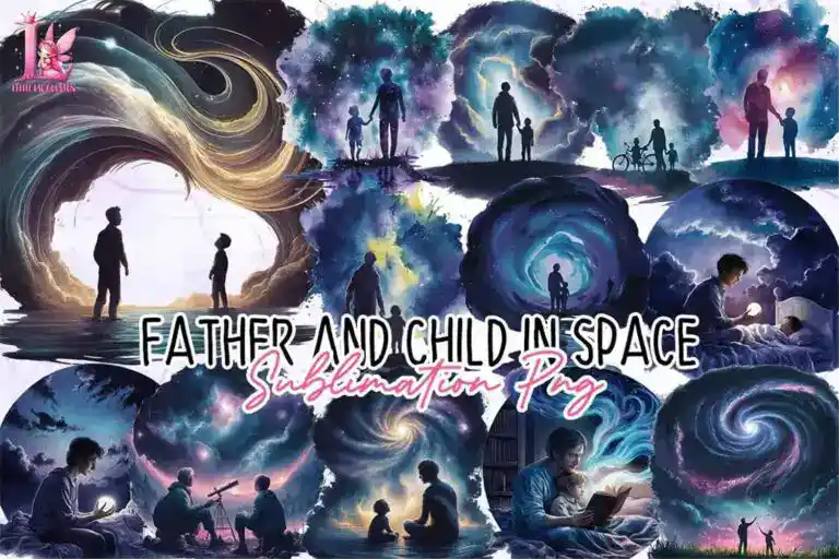 father-and-child-in-space-clipart-png