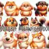 adorable-overweight-dogs-clipart-png