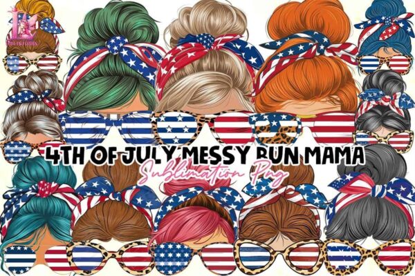 4th-of-july-messy-bun-mama-clipart-png