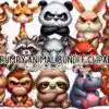 Grumpy Animal Bundle Clipart PNG grumpy-animal-bundle-clipart-png