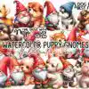 Watercolor Puppy Gnomes Clipart PNG watercolor-puppy-gnomes-clipart-png