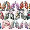 Floral Lung Sublimation Clipart PNG floral-lung-sublimation-clipart-png