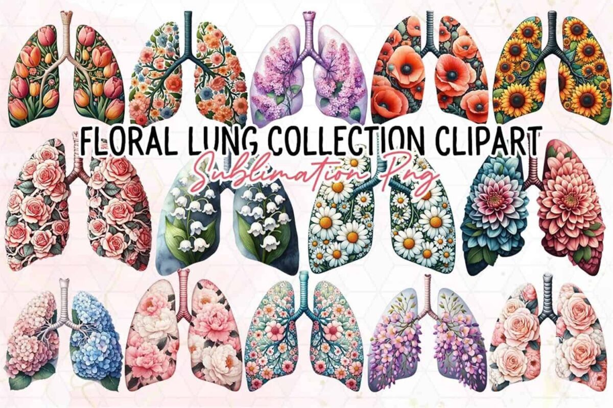 floral-lung-sublimation-clipart-png