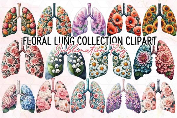 floral-lung-sublimation-clipart-png