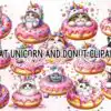 cute-cat-unicorn-and-donut-clipart-png
