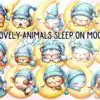 lovely-animals-sleep-on-moon-clipart-png