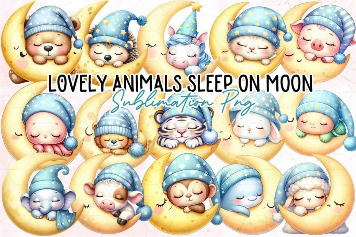 lovely-animals-sleep-on-moon-clipart-png